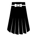 long skirt glyph Icon