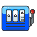 machine slot Filled Outline Icon
