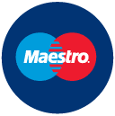 maestro Flat Round Icon