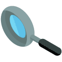 magnifier search Isometric Icon
