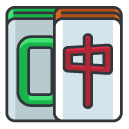mahjong Filled Outline Icon