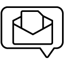 mail message line Icon