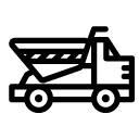 material truck line Icon