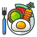meal Filled Outline Icon