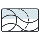 mesh Filled Outline Icon