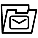 message folder line Icon
