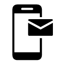 message phone glyph Icon