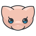 mew Filled Outline Icon