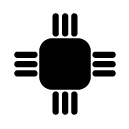 microchip glyph Icon
