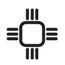 microchip line Icon