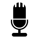 microphone glyph Icon