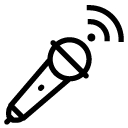 microphone line Icon