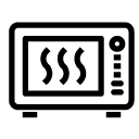 microwave line Icon