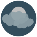 mist_1 Flat Round Icon