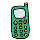 mobile phone Doodle Icons