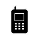mobile phone glyph Icon