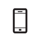 mobile smart phone_1 line Icon