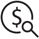 money search line Icon