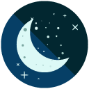 moon Flat Icon