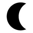 moon glyph Icon