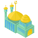 mosque Isometric Icon