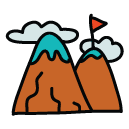 mountain Doodle Icon
