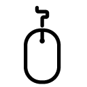 mouse two line Icon