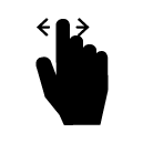 move left right_1 glyph Icon