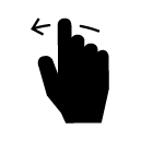 move left_1 glyph Icon
