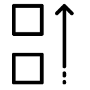 move square up line Icon