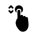 move up down glyph Icon