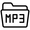 mp3 line Icon copy