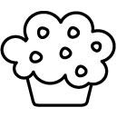muffin line Icon