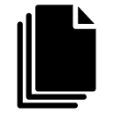 multiple documents_1 glyph Icon