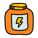 muscle growth medication Doodle Icon