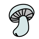 mushroom Doodle Icons