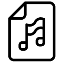 music file line Icon