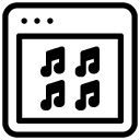 music library line Icon