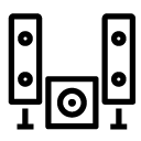 music system line Icon