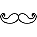 mustache line Icon