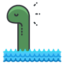 nessie Filled Outline Icon