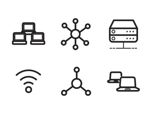network-and-sharing-line-icons