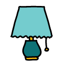 nightstand lamp Doodle Icons