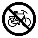 no bike glyph Icon