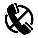 no calls_1 glyph Icon