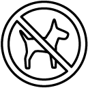 no pets line Icon