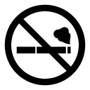 no smoking glyph Icon