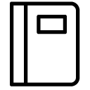 notebook 2 line Icon