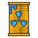 nuclear can Filled Outline Icon