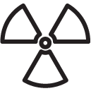 nuclear line Icon